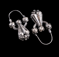 Sofic S. Earrings Pune Trube Velike silver